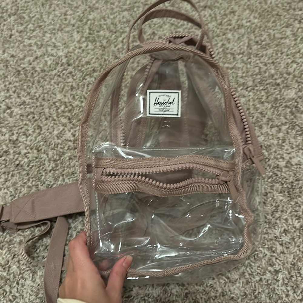 Herschel clear backpack- stadium bag